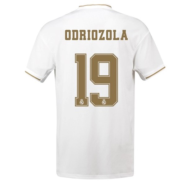 Camiseta Real Madrid NO.19 Odriozola Primera equipo 2019-20 Blanco